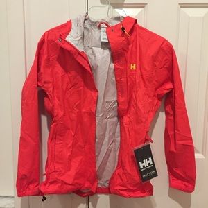 Coral Helly Hansen raincoat